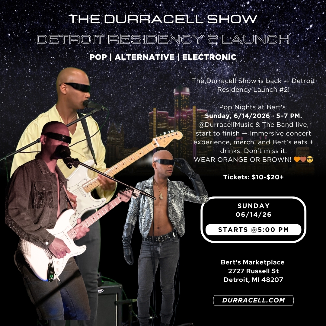 The Durracell Show — Residency promo artwork